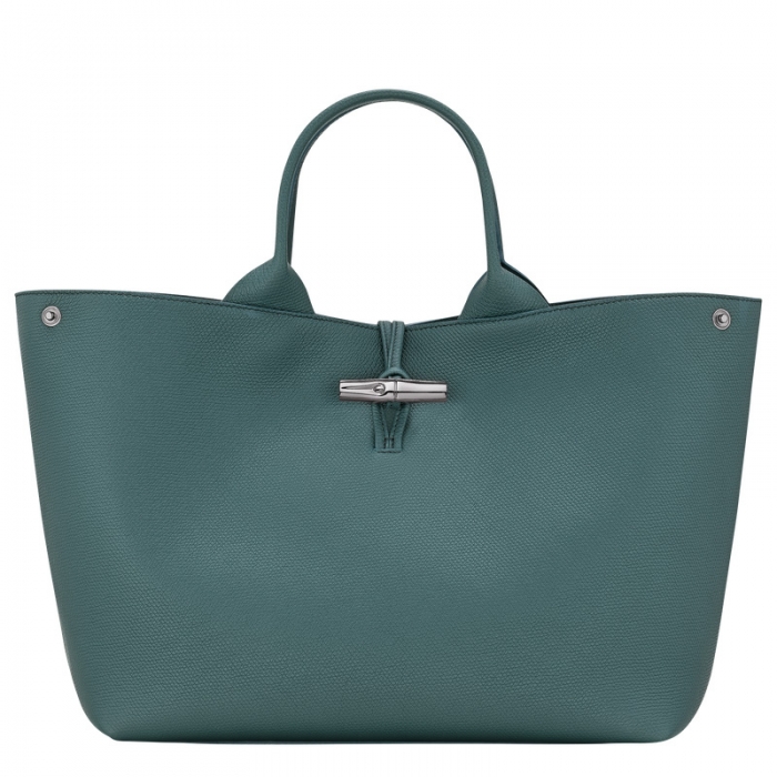 Longchamp Women's Le Roseau L Handbag Cedar - Leather | Cedar