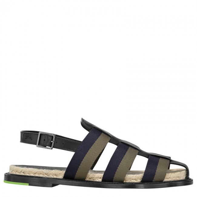 Longchamp Women's Shadow Sandals Black - OTHER | Black