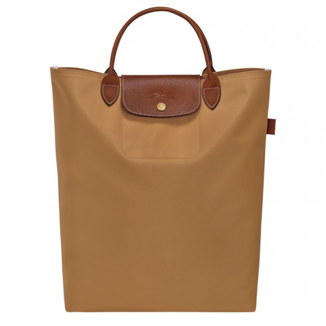 Longchamp Men's Le Pliage Original M Tote bag Fawn - Canvas | Fawn