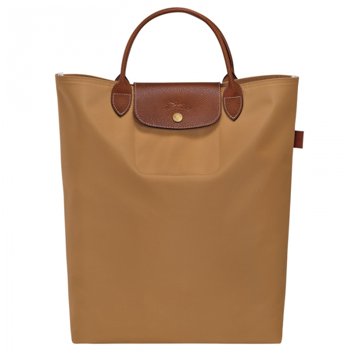 Longchamp Men's Le Pliage Original M Tote bag Fawn - Canvas | Fawn