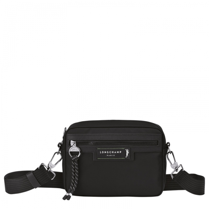 Longchamp Men's Le Pliage Energy S Camera bag Black - Recycled canvas | Black