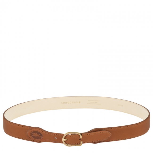 Longchamp Women's 1980 Ladies' Belt Cognac - Leather | Cognac