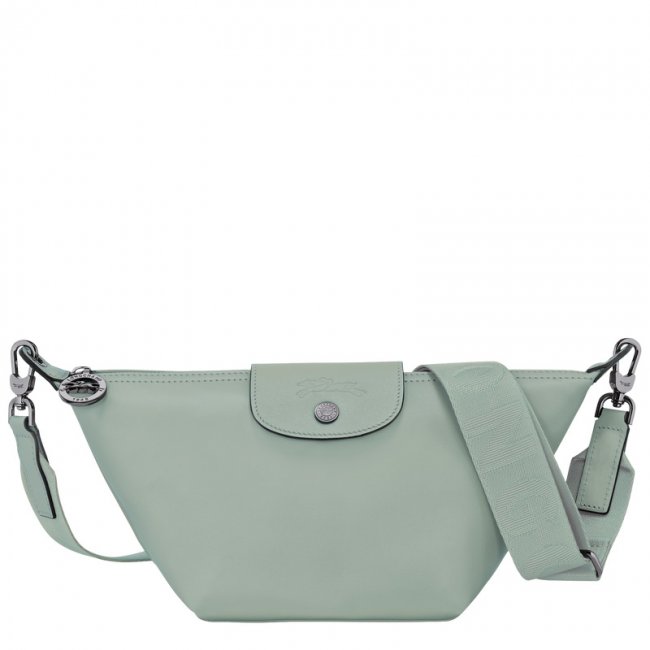 Longchamp Men's Le Pliage Xtra XS Crossbody bag Vervain - Leather | Vervain