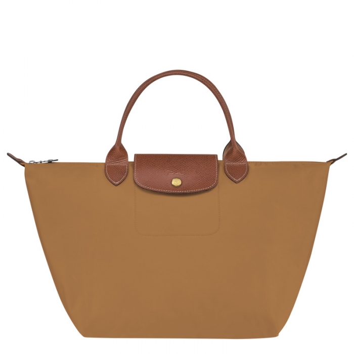 Longchamp Women's Le Pliage Original M Handbag Fawn - Recycled canvas | Fawn