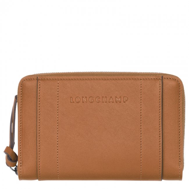 Longchamp Women's 3D Wallet Natural - Leather | Natural