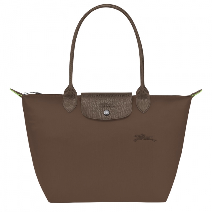 Longchamp Women's Le Pliage Green M Tote bag Terra - Recycled canvas | Terra