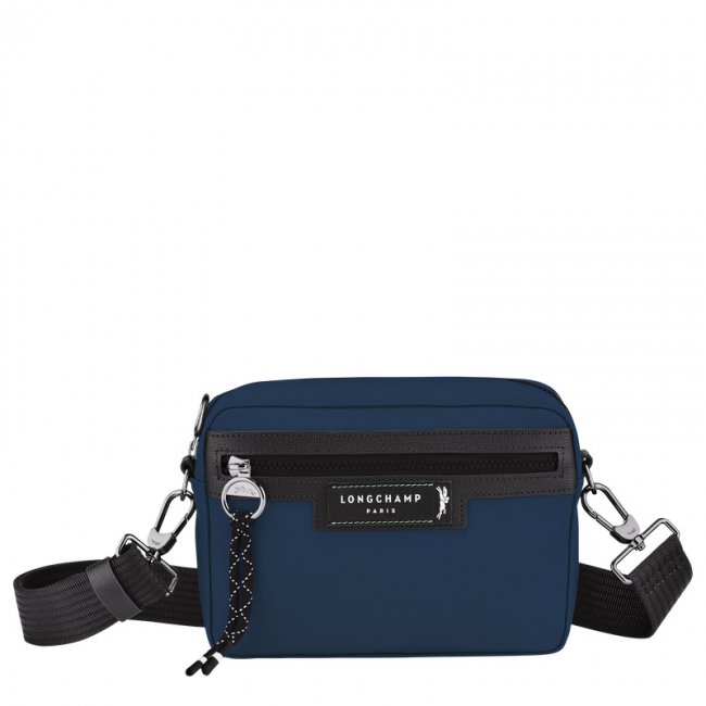 Longchamp Men's Le Pliage Energy S Camera bag Navy - Recycled canvas | Navy