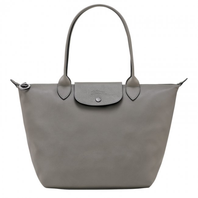 Longchamp Women's Le Pliage Xtra M Tote bag Turtledove - Leather | Turtledove
