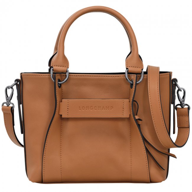 Longchamp Women's 3D S Handbag Natural - Leather | Natural