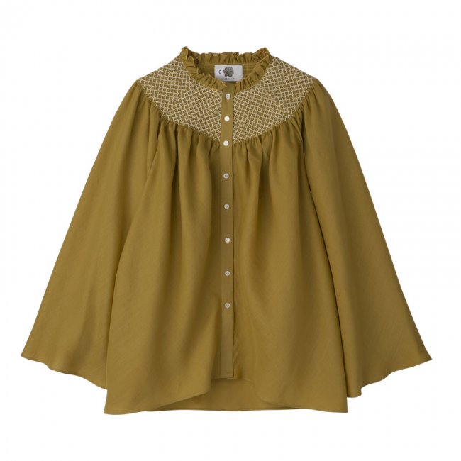 Longchamp Women's Blouse Ginger - Smocked veil | Ginger