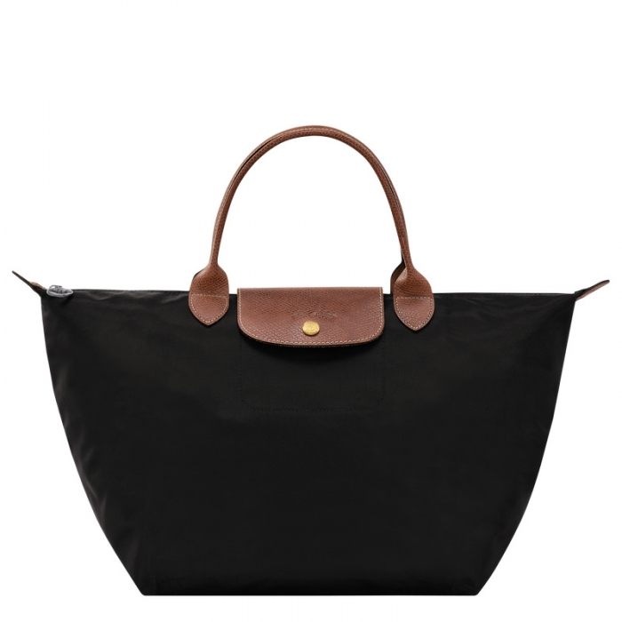 Longchamp Women's Le Pliage Original M Handbag Black - Recycled canvas | Black