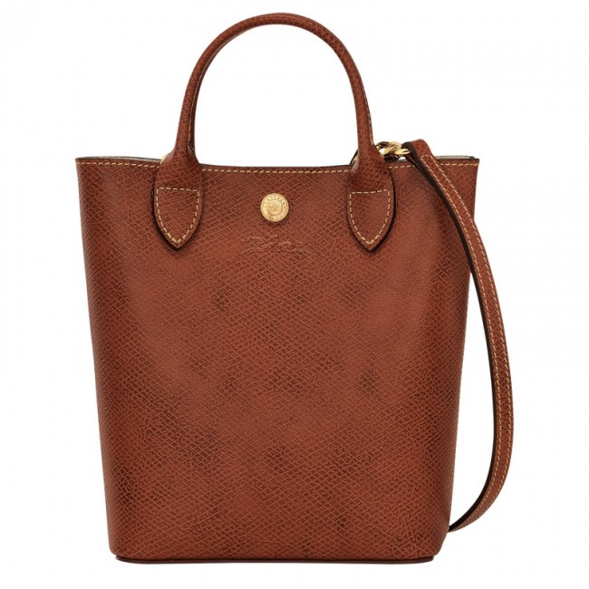 Longchamp Women's Épure XS Tote bag Brown - Leather | Brown
