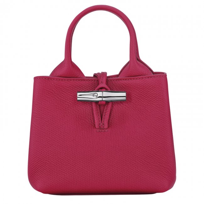 Longchamp Women's Le Roseau XS Handbag Beetroot - Leather | Beetroot