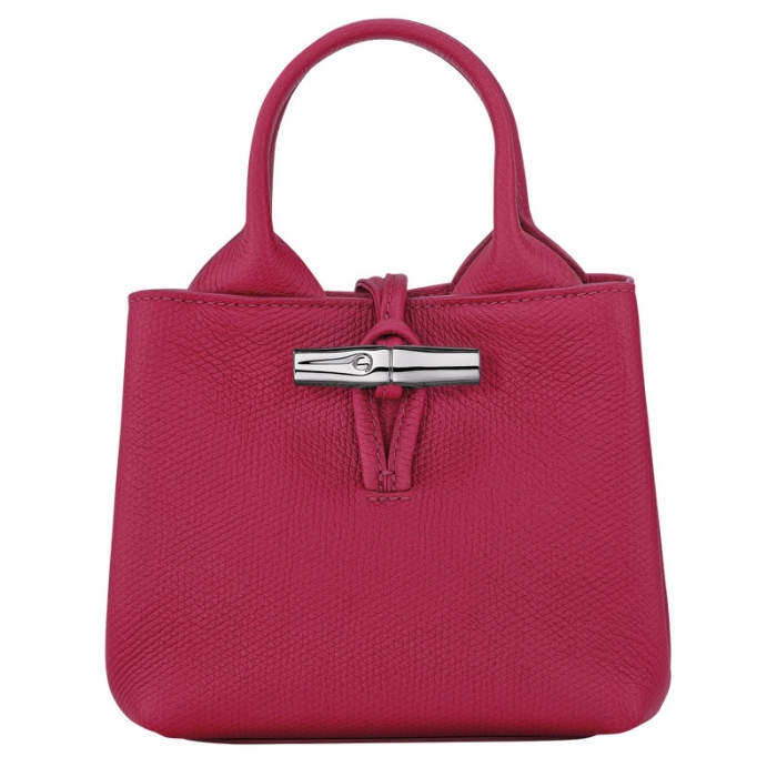 Longchamp Women's Le Roseau XS Handbag Beetroot - Leather | Beetroot