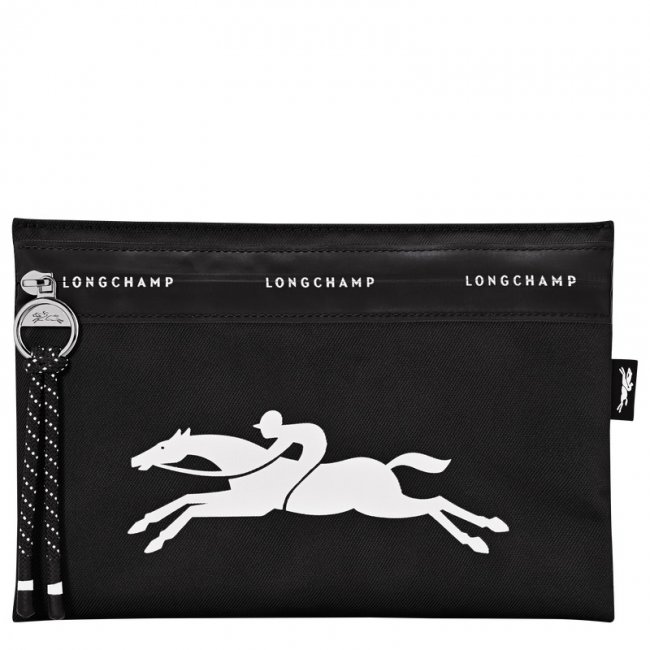 Longchamp Women's Le Pliage Energy Pouch Black - Canvas | Black