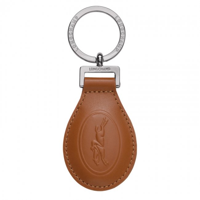 Longchamp Men's Le Foulonné Key-rings Caramel - Leather | Caramel