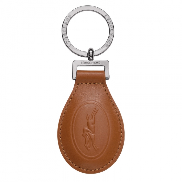 Longchamp Men's Le Foulonné Key-rings Caramel - Leather | Caramel
