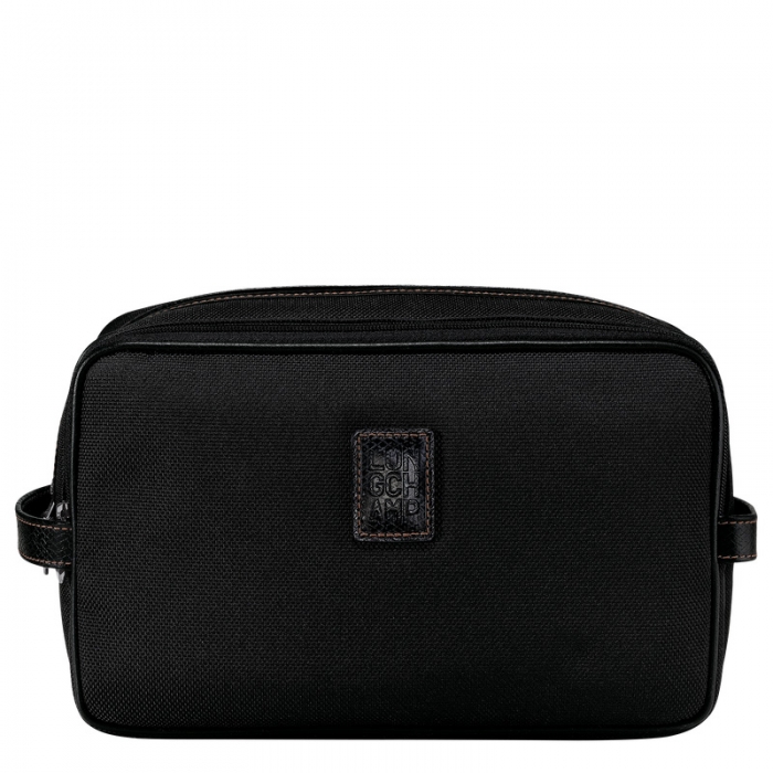 Longchamp Women's Boxford Toiletry case Black - Recycled canvas | Black