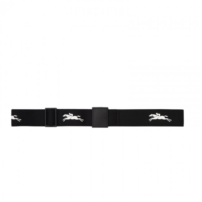 Longchamp Women's Ladies' belt Black - Canvas | Black