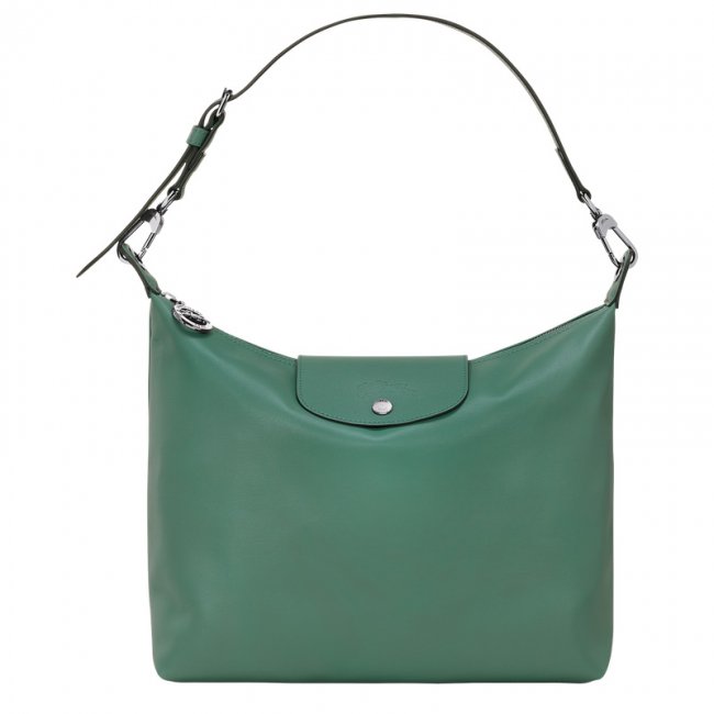Longchamp Women's Le Pliage Xtra M Hobo bag Sage - Leather | Sage