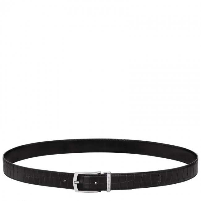 Longchamp Men's Delta Box Black - Leather | Black