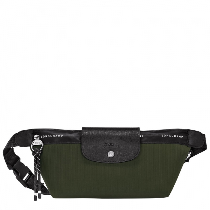 Longchamp Men's Le Pliage Energy M Belt bag Khaki - Canvas | Khaki