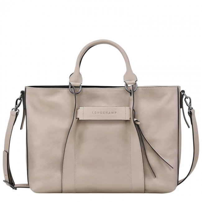 Longchamp Women's 3D L Handbag Clay - Leather | Clay