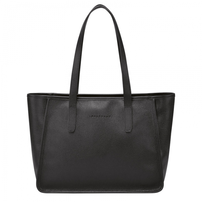 Longchamp Women's Le Foulonné L Tote bag Black - Leather | Black