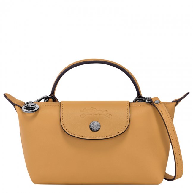 Longchamp Women's Le Pliage Xtra XS Pouch Honey - Leather | Honey