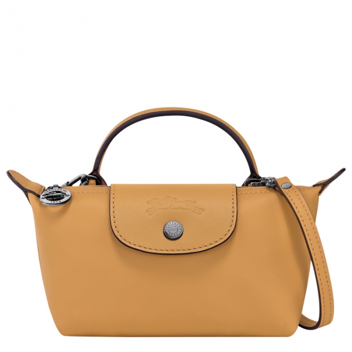 Longchamp Women's Le Pliage Xtra XS Pouch Honey - Leather | Honey