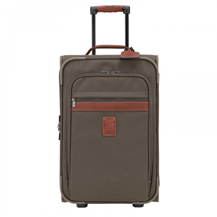 Longchamp Women's Boxford M Carry-on Brown - Recycled canvas | Brown
