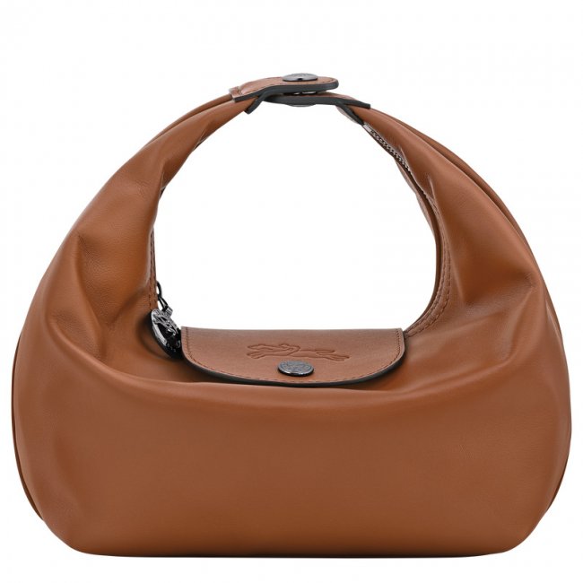 Longchamp Women's Le Pliage Xtra XS Handbag Cognac - Leather | Cognac
