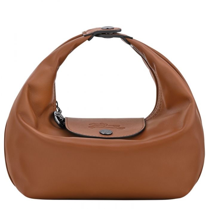 Longchamp Women's Le Pliage Xtra XS Handbag Cognac - Leather | Cognac