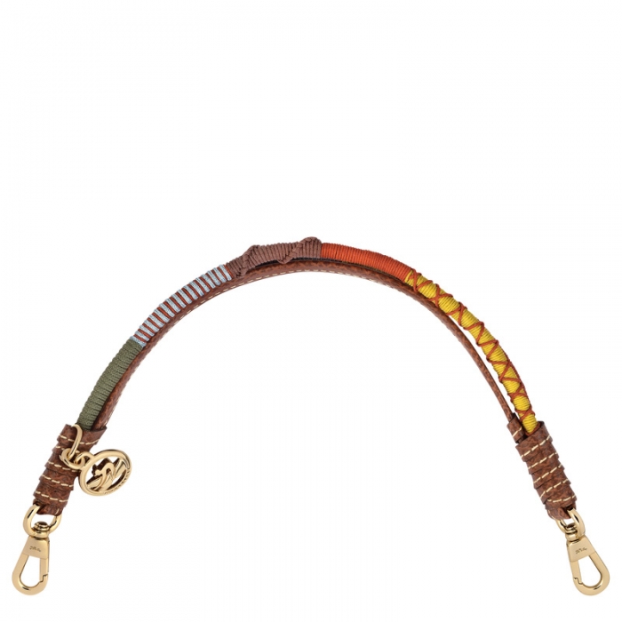 Longchamp Women's Longfriend Shoulder strap Brown - Leather | Brown
