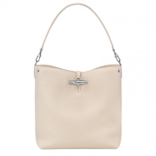 Longchamp Women's Le Roseau M Shoulder bag Paper - Leather | Paper