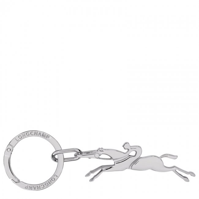 Longchamp Men's Cavalier Keyring Silver - OTHER | Silver