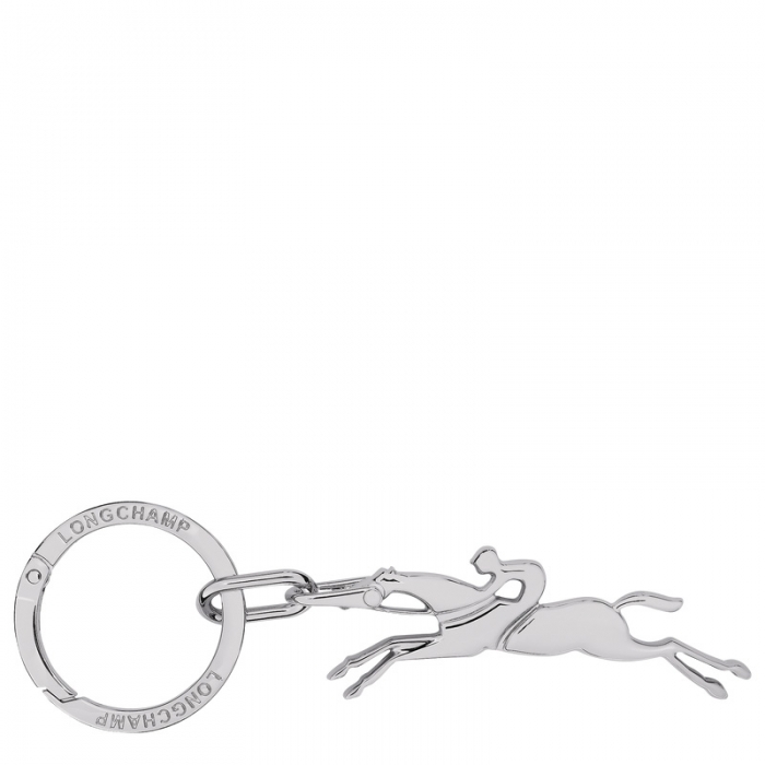 Longchamp Men's Cavalier Keyring Silver - OTHER | Silver