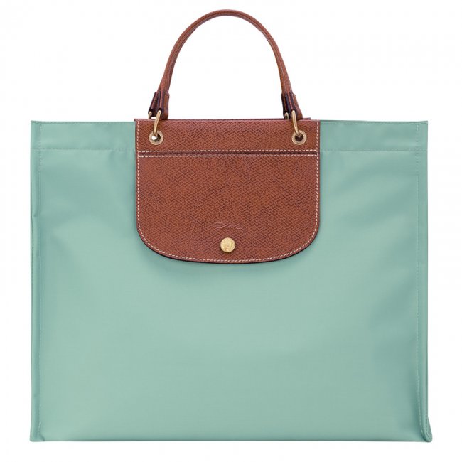 Longchamp Women's Cabas L Tote Bag Vervain - Canvas | Vervain