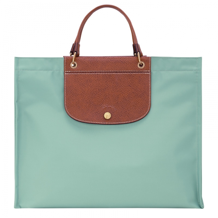 Longchamp Women's Cabas L Tote Bag Vervain - Canvas | Vervain