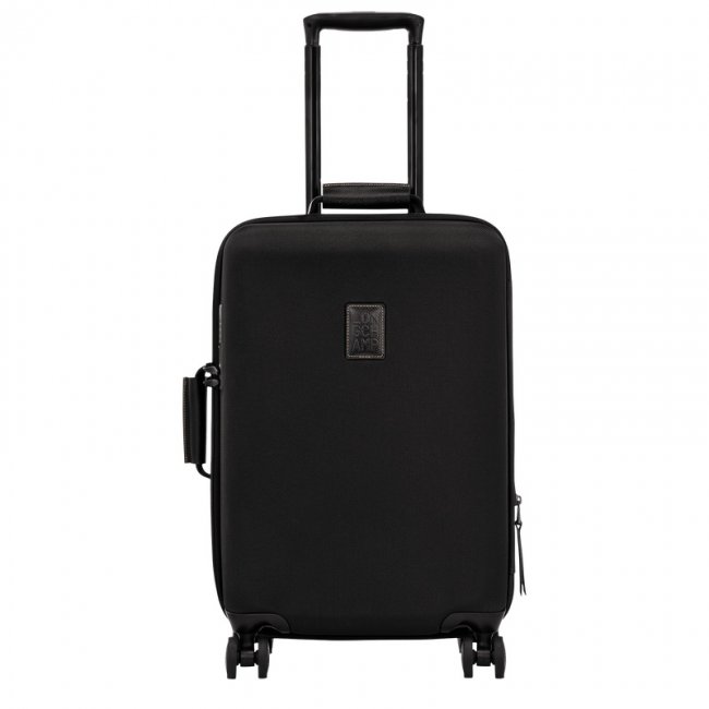 Longchamp Women's Boxford S Suitcase Black - Recycled canvas | Black