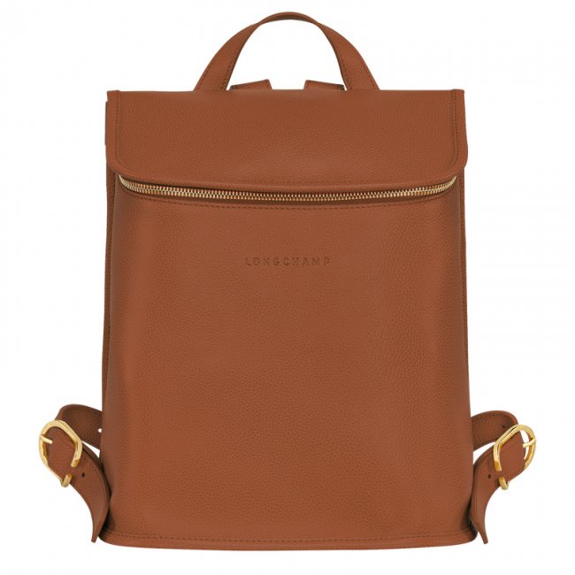 Longchamp Women's Le Foulonné Backpack Caramel - Leather | Caramel