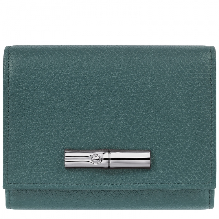 Longchamp Women's Le Roseau Wallet Cedar - Leather | Cedar