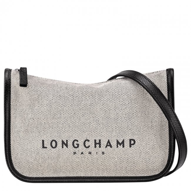 Longchamp Women's Essential S Crossbody bag Ecru - Canvas | Ecru