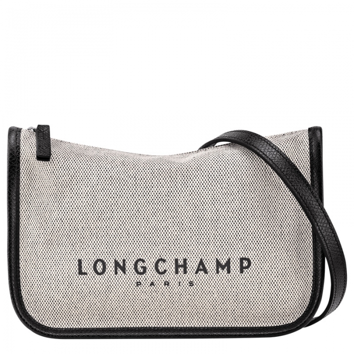 Longchamp Women's Essential S Crossbody bag Ecru - Canvas | Ecru