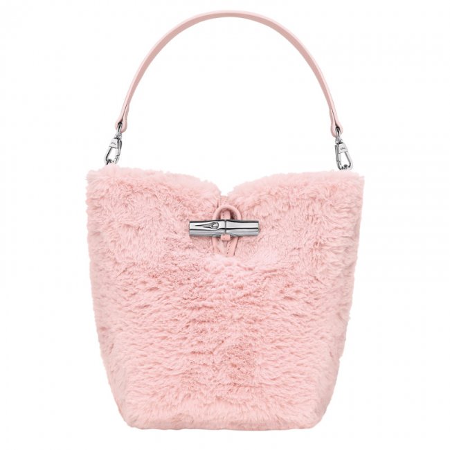 Longchamp Women's Le Roseau XS Bucket bag Ballerina - Canvas | Ballerina