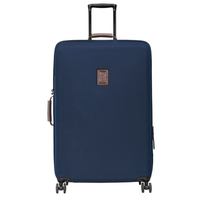 Longchamp Men's Boxford XL Suitcase Blue - Recycled canvas | Blue