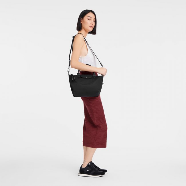 Longchamp Women's Le Pliage Energy S Handbag Black - Recycled canvas | Black