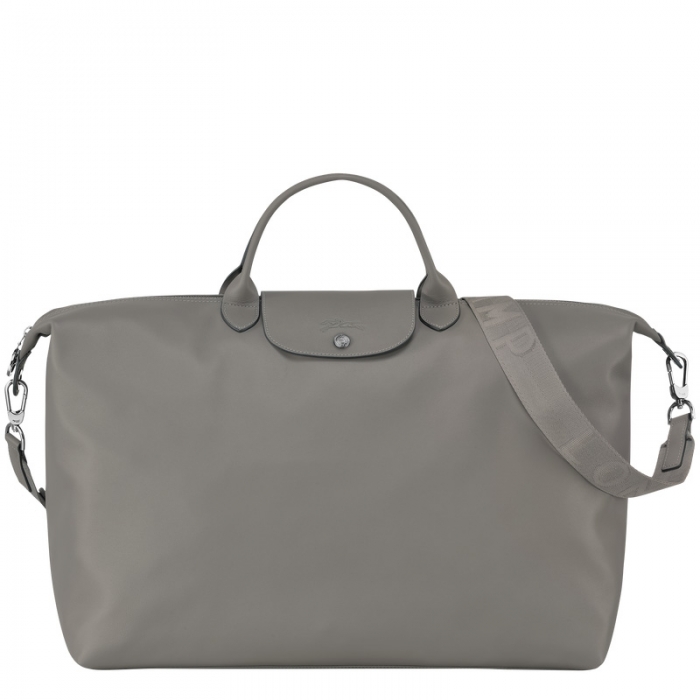Longchamp Women's Le Pliage Xtra L Travel bag Turtledove - Leather | Turtledove