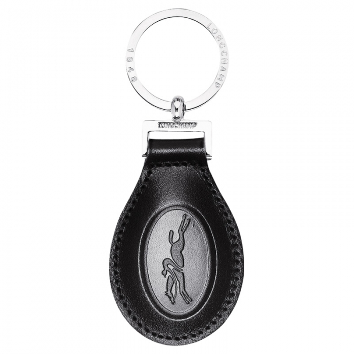Longchamp Men's Le Foulonné Key-rings Black - Leather | Black