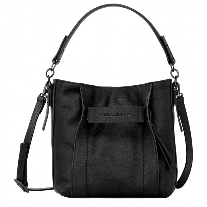 Longchamp Women's 3D S Crossbody bag Black - Leather | Black
